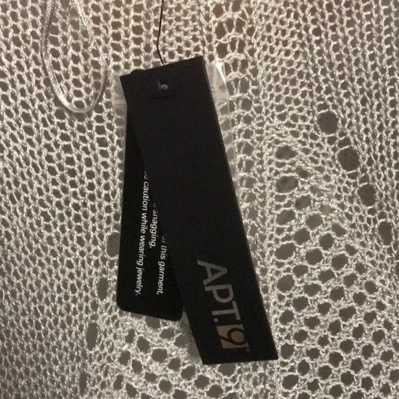 NWT Apt 9 Grey sparkle sweater - Picture 6 of 7